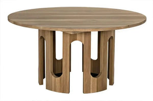 Kirill Table, White Oak-Noir Furniture-Blue Hand Home