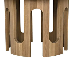 Kirill Table, White Oak-Noir Furniture-Blue Hand Home