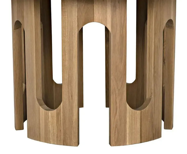 Kirill Table, White Oak-Noir Furniture-Blue Hand Home