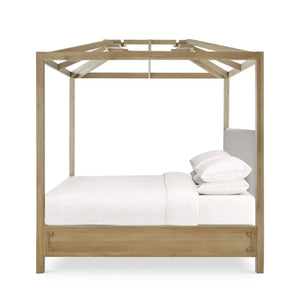 Knightsbridge 4 Poster King Bed-Blue Hand Home