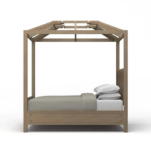 Knightsbridge 4 Poster Queen Bed-Blue Hand Home