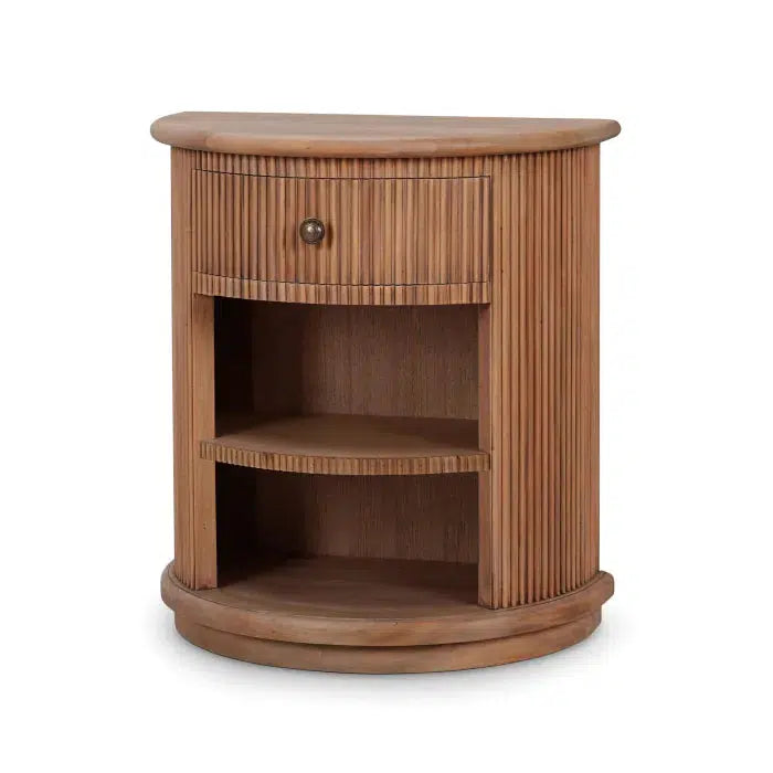 Kraton 1 Drawer Side table-Blue Hand Home
