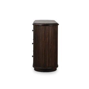 Kraton 3 Drawer Oval Dresser-Blue Hand Home