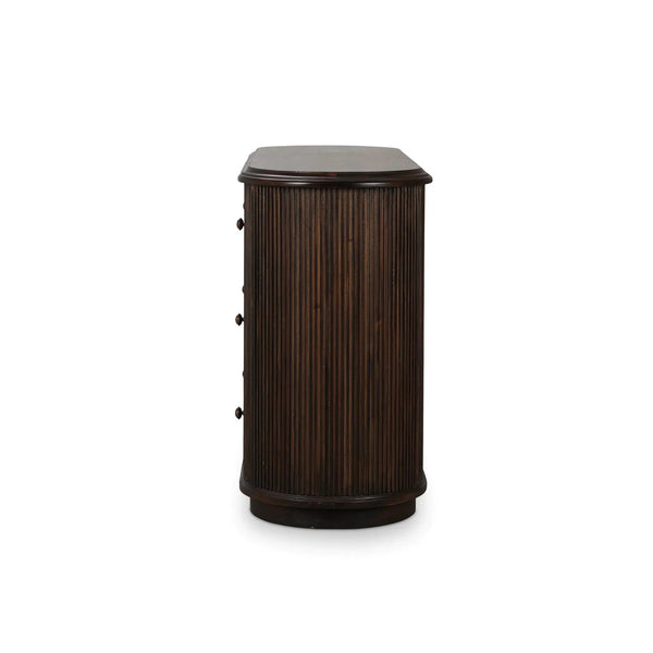 Kraton 3 Drawer Oval Dresser-Blue Hand Home
