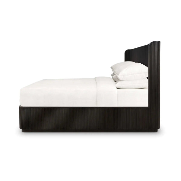 Kraton Rounded Bed King-Blue Hand Home