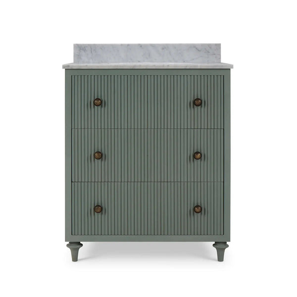 Kraton Single Vanity w/ Sink & Marble Top-Blue Hand Home