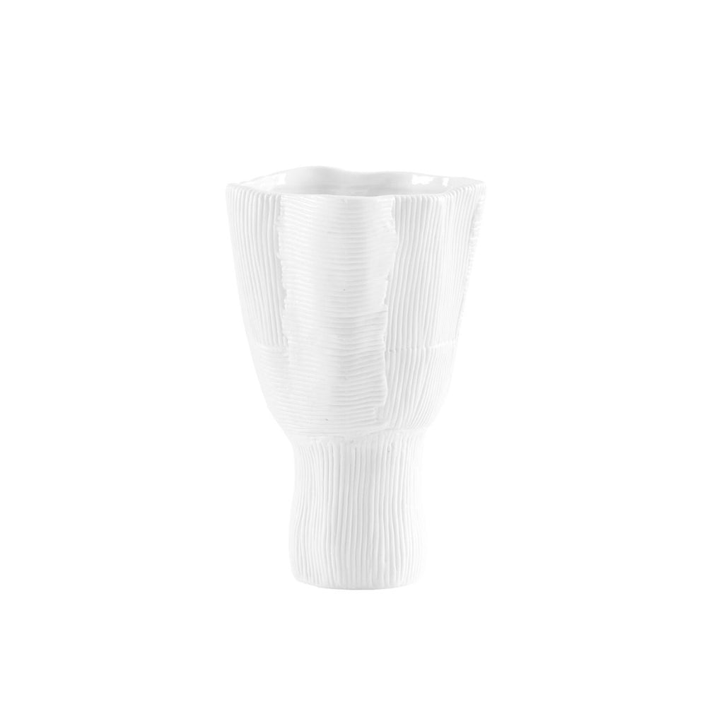 Krissa Large Vase / Blanc de Chine-Villa & House-Blue Hand Home