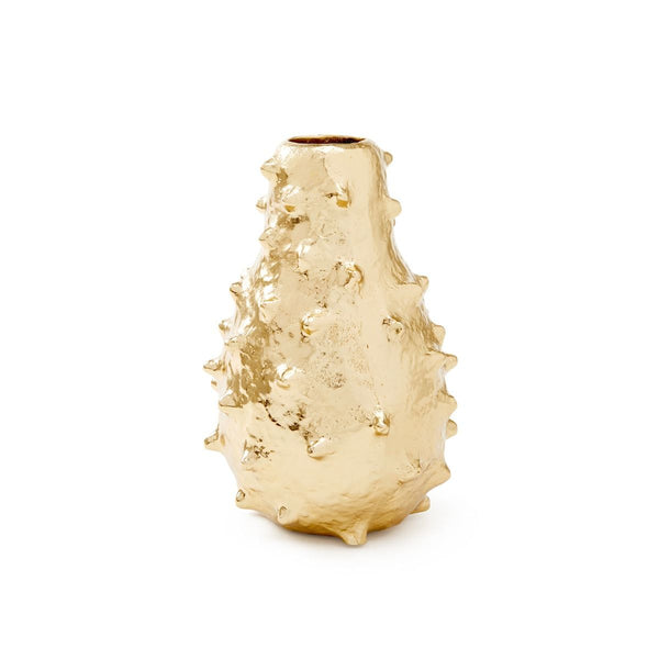 Kiwano Vase / Brass-Villa & House-Blue Hand Home
