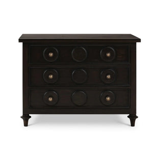 Laguna 3 Drawer Bedside Table-Blue Hand Home