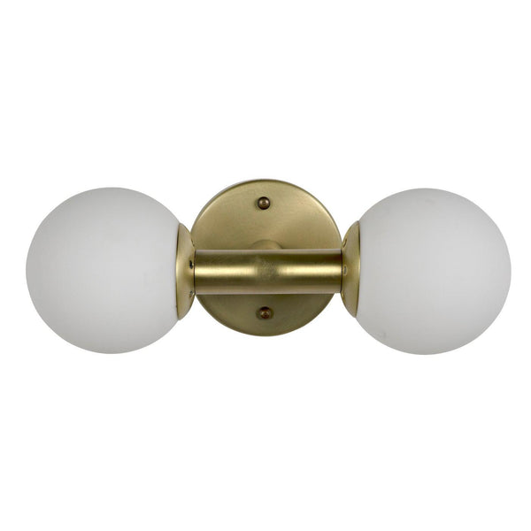 Antiope Sconce, Antique Brass and Glass-Noir Furniture-Blue Hand Home