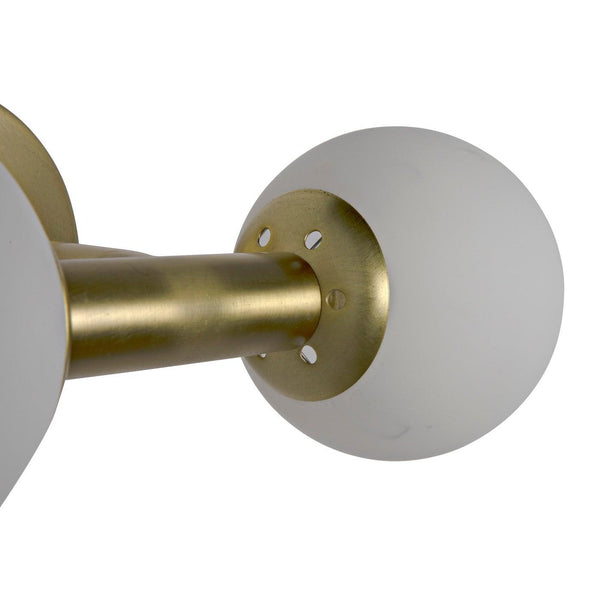 Antiope Sconce, Antique Brass and Glass-Noir Furniture-Blue Hand Home