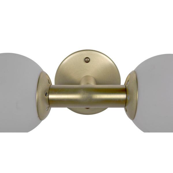 Antiope Sconce, Antique Brass and Glass-Noir Furniture-Blue Hand Home