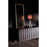 Candis Lamp with Black Shade, Metal with Brass Finish-Noir Furniture-Blue Hand Home