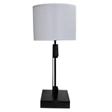Timothy Table Lamp with Shade-Noir Furniture-Blue Hand Home
