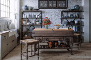 Large Boucherie-Blue Hand Home