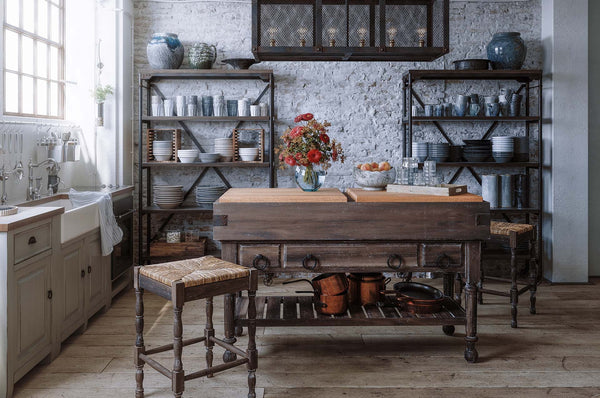 Large Boucherie-Blue Hand Home