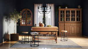Large Boucherie-Blue Hand Home