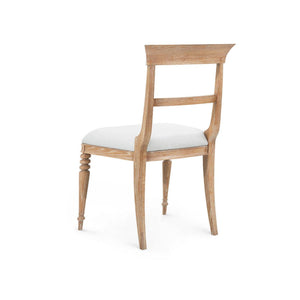 Lawrence Side Chair, Almond-Blue Hand Home