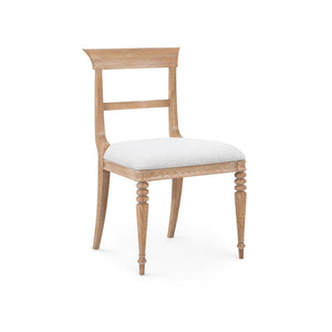 Lawrence Side Chair, Almond-Blue Hand Home