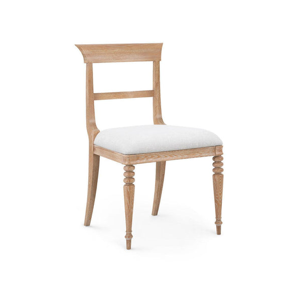 Lawrence Side Chair, Almond-Blue Hand Home