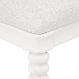 Lawrence Side Chair, Glazed Whisper White-Blue Hand Home