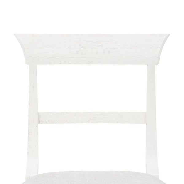 Lawrence Side Chair, Glazed Whisper White-Blue Hand Home