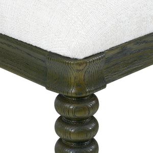 Lawrence Side Chair, Olive Grove Oak-Blue Hand Home