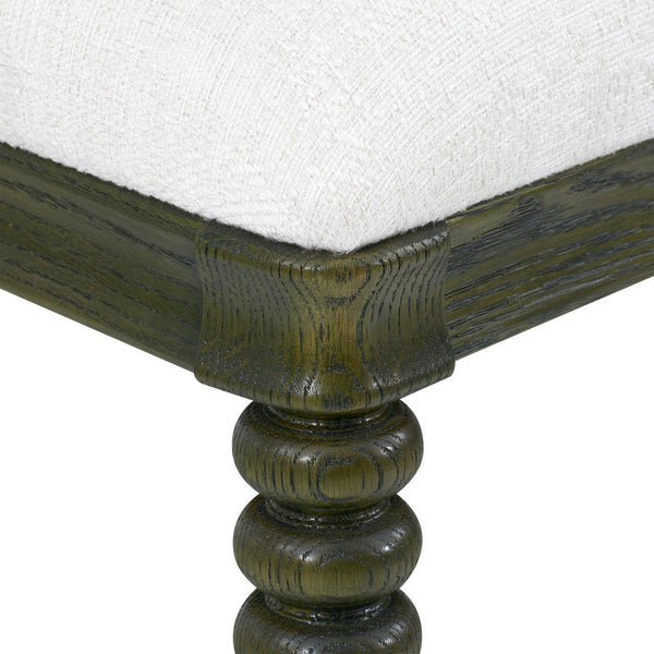 Lawrence Side Chair, Olive Grove Oak-Blue Hand Home