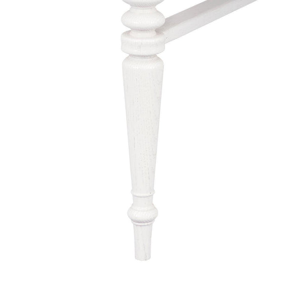 Lawrence Stool, Glazed Whisper White
