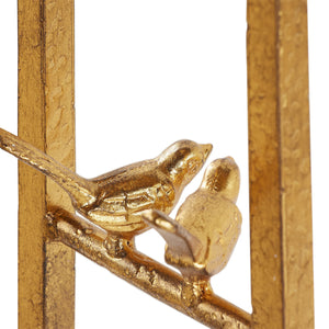 Lucia Accent Table, Gold Leaf