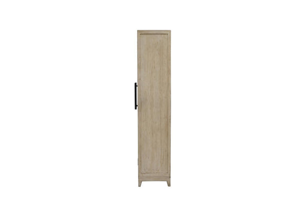 Lexington Tall Cabinet White Wash-Blue Hand Home