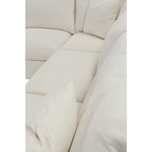 Lilah Sectional - Plush Crypton Chenille-Blue Hand Home