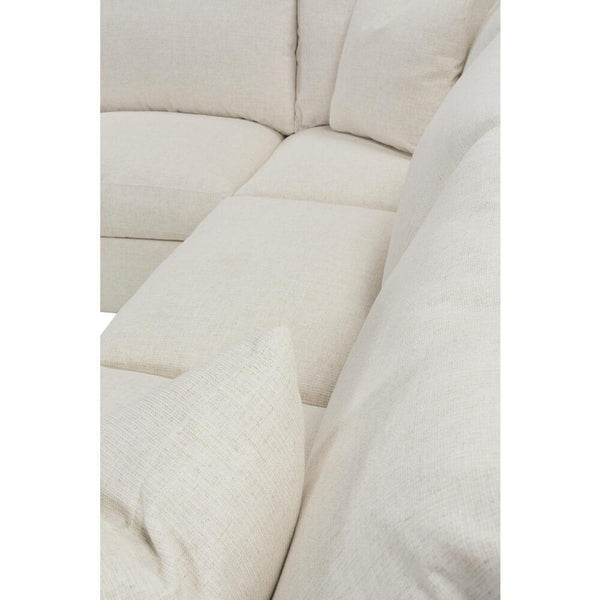 Lilah Sectional - Plush Crypton Chenille-Blue Hand Home