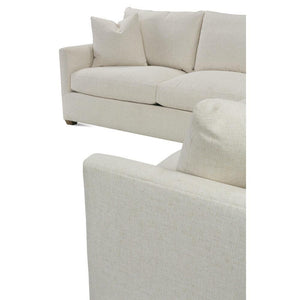 Lilah Sectional - Plush Crypton Chenille-Blue Hand Home