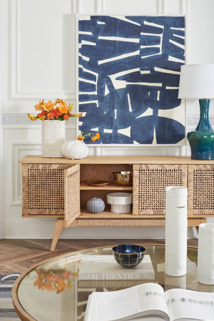 Dante 4-Door Cabinet / Natural-Villa & House-Blue Hand Home
