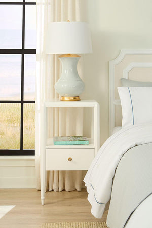 Lilian 1-Drawer End Table-Blue Hand Home