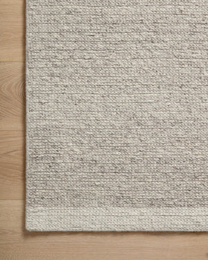 Magnolia Home by Joanna Gaines x Loloi Ashby Rug - Silver / Ivory-Blue Hand Home