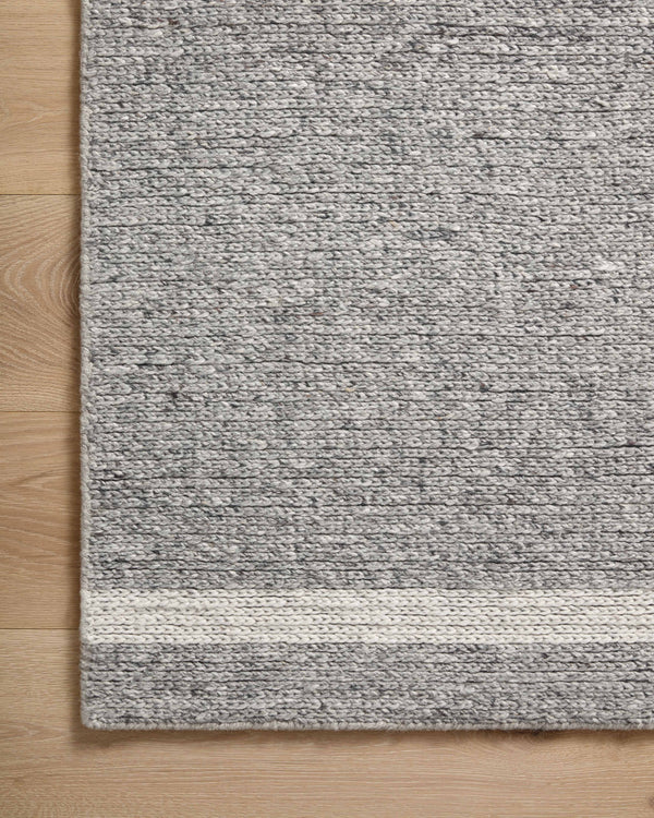 Magnolia Home by Joanna Gaines x Loloi Ashby Rug - Slate / Ivory-Blue Hand Home
