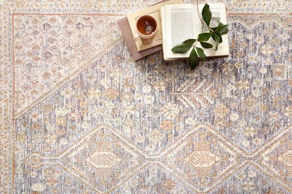 Magnolia Home by Joanna Gaines x Loloi Carlisle Rug - Blue / Ivory-Blue Hand Home