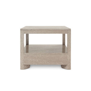 Lugano 1-Drawer Side Table / Taupe Gray-Villa & House-Blue Hand Home