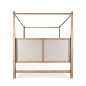 Luna Canopy Bed King-Blue Hand Home