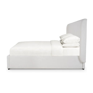 Luxor Upholstered Bed King-Blue Hand Home