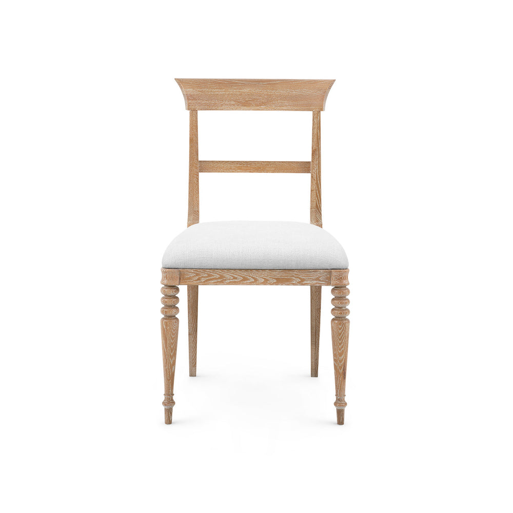 Lawrence Side Chair, Almond-Blue Hand Home