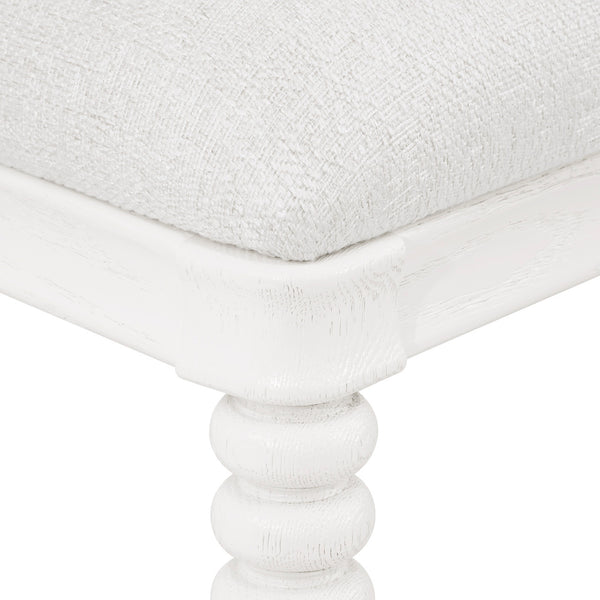 Lawrence Side Chair, Glazed Whisper White