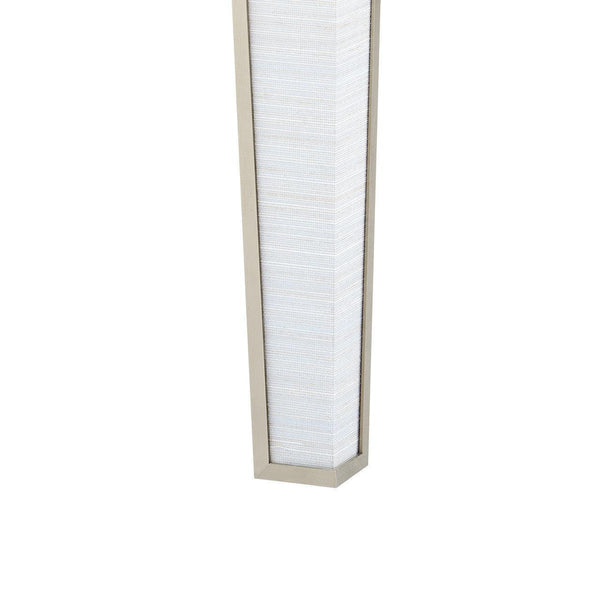 Madeline 1-Drawer Side Table, Platinum Shimmer-Blue Hand Home