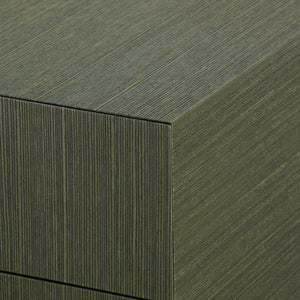 Madeline 3-Drawer Side Table, Deep Olive-Blue Hand Home