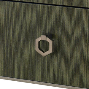 Madeline Console, Deep Olive-Blue Hand Home
