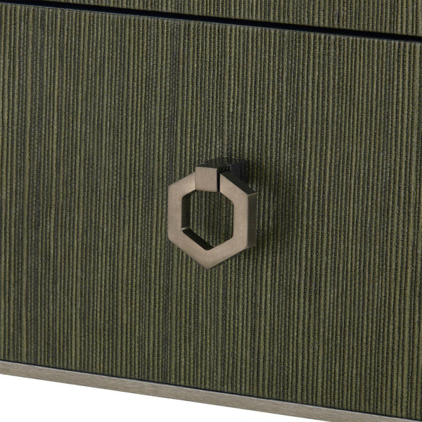 Madeline Console, Deep Olive-Blue Hand Home