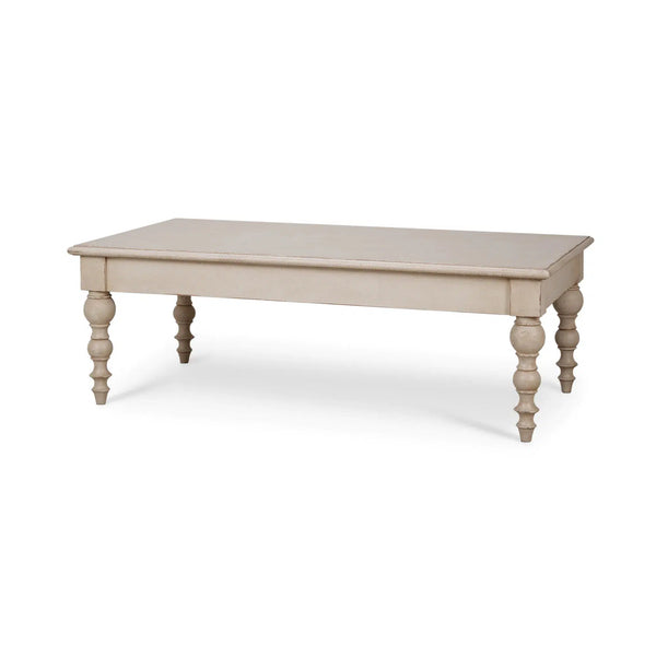 Madison Turned Leg Coffee Table-Blue Hand Home