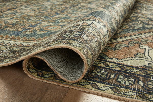 Magnolia Home by Joanna Gaines x Loloi Banks Rug - Denim / Clay-Blue Hand Home